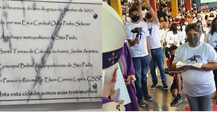 Celebração de Ereção da Paróquia Santa Teresa de Calcutá, posse de Elson Lopes CSSP como Pároco