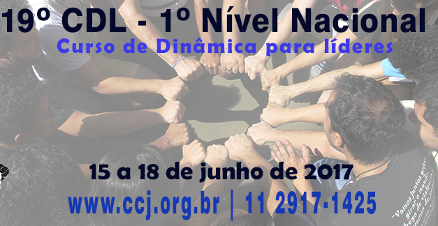 Com a graça de Deus e Seu sopro Divino tivemos a oportunidade de realizar e vivenciar mais um CDL Nacional 1º Nível.