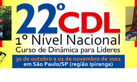 Inscrições abertas para o 22º CDL 1º Nível Nacional
