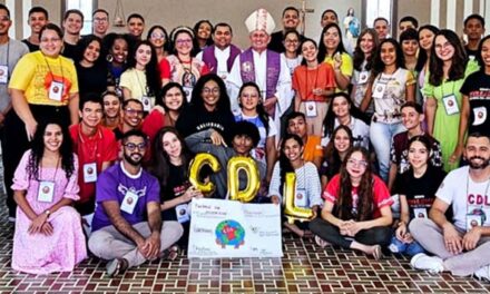Jovens empolgados com o primeiro CDL para a juventude da diocese de Imperatriz – MA